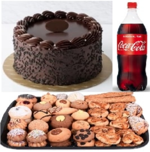 9-10 Kişilik Yaş Pasta ve 1 kg Kuru Pasta Menüsü