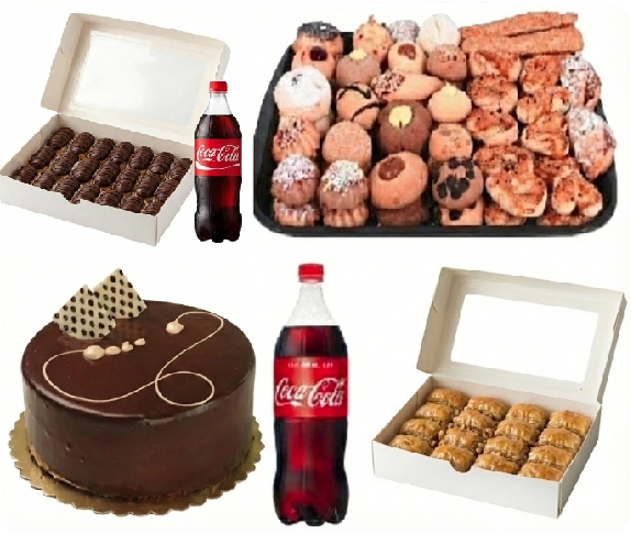 Cevizli Baklavalı 6-9 Kişilik Pasta Menüsü