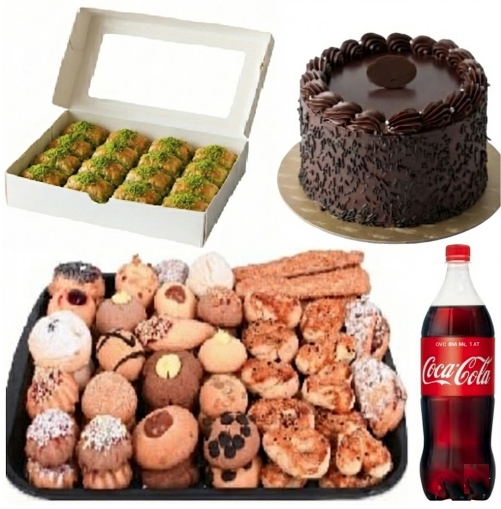 Kat Kat Emek İçeren 4-6 Kişilik Pasta Menüsü